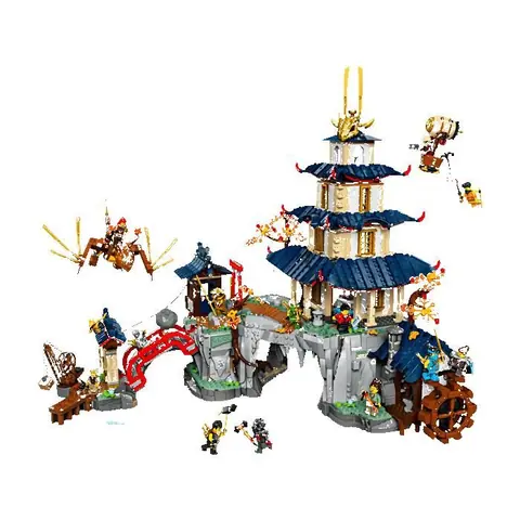 LEGO ninjago 71814 La ville au temple du tournoi Cadeaux Jouets Objets de collection 14+