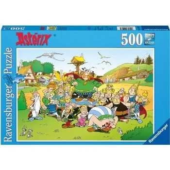 ASTÉRIX Puzzle 500 pièces - Astérix au village - Ravensburger - Puzzle adultes - Dès 12 ans