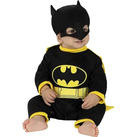 Déguisement Batman Bébé  - Funidelia-118053  The Dark Knight : Le Chevalier noir Super héros DC Comics - Multicolore