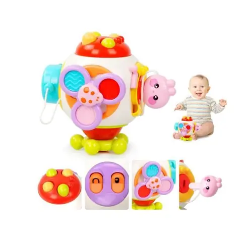 Cube dActivité - Jouet Bébé - 7 en 1 - Développement Cognitif - ABS de Haute Qualité - Mixte