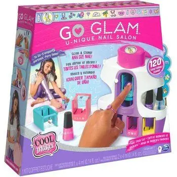 COOL MAKER - Go Glam U-nique Nail Salon - 6061175 - Machine à ongles pour enfant Avec Vernis - 120 motifs à réaliser pour Manucure