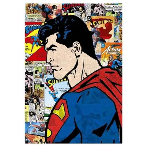 Puzzle - Superman - 1000 pièces - 50 x 70 cm - Multicolore