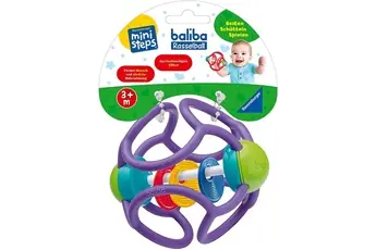 Boule hochet Baliba violet