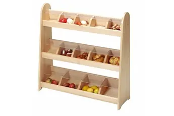 Jeu d'imitation - Petite étagère marchande - en bois - jeu Montessori