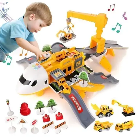 Jouet Enfant 3 Ans Avion Jouet Transporteur Voiture JouetJouet Enfant 3 4 5 7+ Ans Garçon FillesCadeau Noël