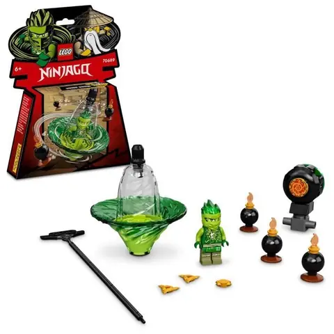 LEGO® 70689 Ninjago L’Entraînement Ninja Spinjitzu De Lloyd, Toupie Jouet Pour les Enfants de 6 Ans et Plus Avec Minifigure Lloyd