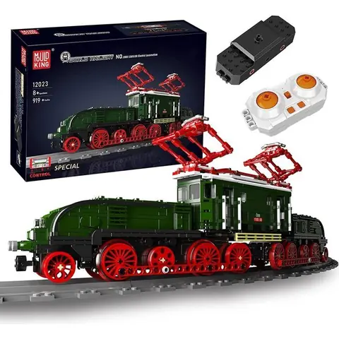 Mould King 12023 Train télécommandé MOC Blocs de construction 919 pièces Kits de construction Cadeau Modèle Enfants