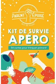 Jeu d'ambiance Parent Epuisé Kit de Survie Apéro