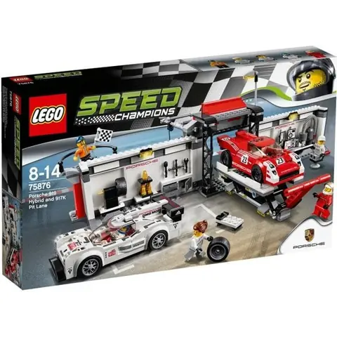 LEGO® Speed Champions 75876 Le Stand de la Porsche 919 Hybrid et 917K