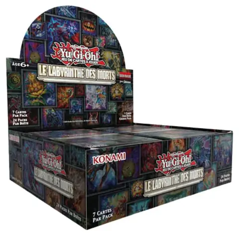 Boîte de boosters (Display) - INNELEC - Le Labyrinthe des Morts - VF - 24 boosters - 7 cartes/booster (1 Foil)