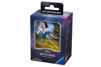 Cartes à collectionner Ravensburger Disney TCG Boîte de rangement Deckbox Blanche-Neige