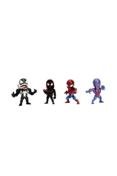 Jada - Figurine Marvel - Set 4 pieces Spiderman - Métal - 6cm - Des 8ans