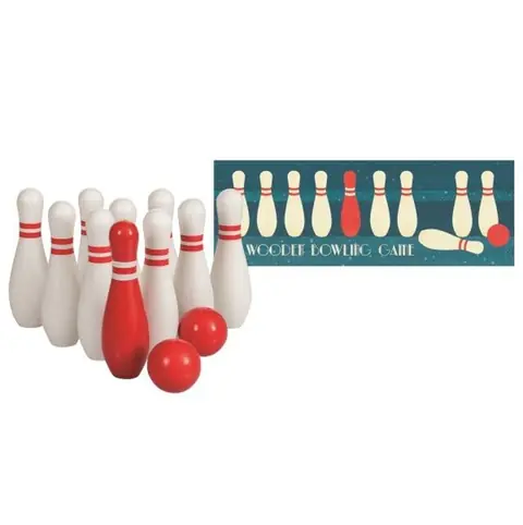 Egmont Toys - Jeu de bowling en bois
