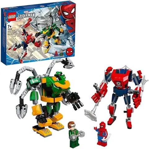 Spiderman La bataille des robots de Spider-Man et Docteur Octopus