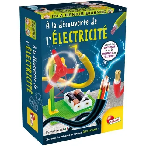 Découverte de léléctricité - Kit Scientifique - IM A GENIUS POCKET - Composants sûrs