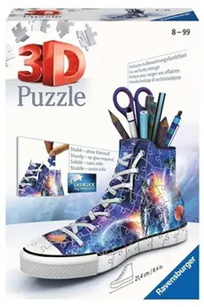 Puzzle 3D Sneaker - Les astronautes - Ravensburger - Puzzle 3D enfant - sans colle - Pot à crayons 108 pièces - Dès 8 ans