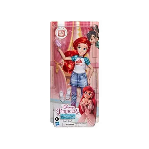 Ariel La Petite Sirene Avec tenue Et Accessoires - Poupee Mannequin 30 cm - Set Pour Disney Princesse + 1 Carte - Fille nouveauté