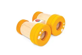 Jumelles en bois coccinelle