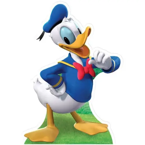 Figurine en carton taille réelle - DISNEY - Donald Duck - Hauteur 100 cm - Bleu