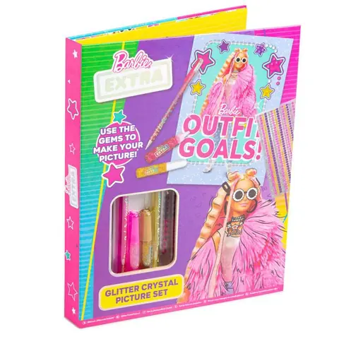 Coloriage - Mattel - Barbie Glitter - Multicolore - 3 ans - Fille