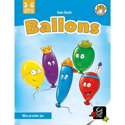 Jeu de ballons - GIGAMIC - Pour enfants - Bleu et multicolore - Apprendre à perdre le moins possible