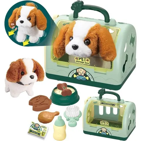 Chien Robot en Peluche Realiste Jouet Interactif pour Enfant
