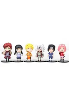 Set de 6 pièces Figurine Naruto 9-10cm style#B