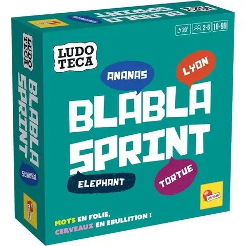 Blabla Sprint - Jeu de Mots - LUDOTECA - LISCIANIGIOCHI - De 2 à 6 joueurs - Dès 10 ans