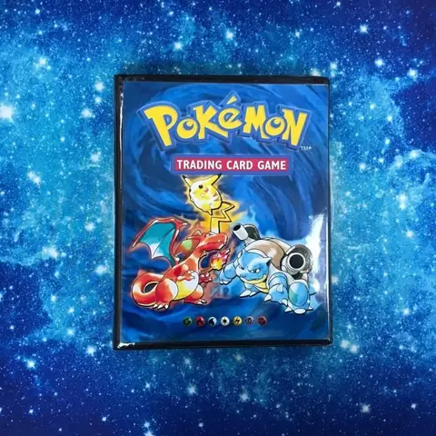 Classeur Livret Album Binder Pokémon 208 Cartes Pokémon Carnet Portfolio Rigide Range Carte Pikachu Dracaufeu Collection Pochette