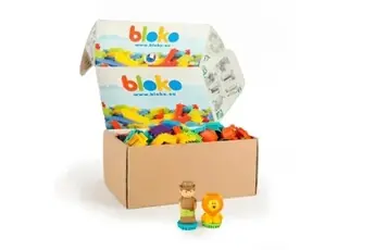 Coffret de construction - - JUNGLE - 50 pièces - 2 figurines - Multicolore