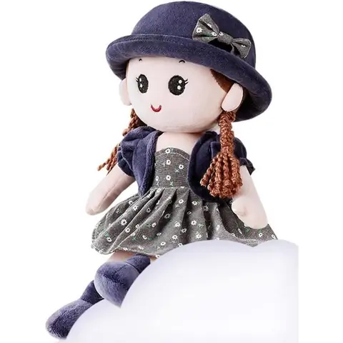 Poupée de chiffon - SURENHAP - Poupée princesse - Tissu en peluche doux - Rembourrage en coton PP - Lavable