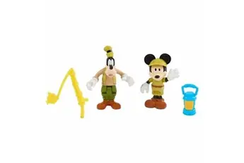 Pack de 2 figurines articulées Thème Camping avec accessoires 7.5 cm