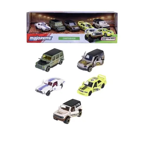 MAJORETTE - Majo CastHeads 5 Pcs Giftpack - dès 3 ans