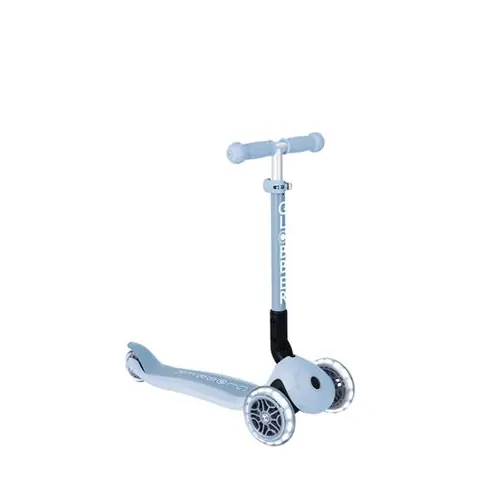 Trottinette enfant 3 roues Globber Junior Foldable Lights Eco Blueberry