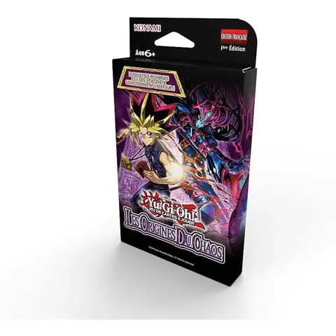 Pack de 3 boosters - YU-GI-OH! - Tuckbox Les Origines du Chao - 27 cartes - Dès 6 ans - 1ère édition française