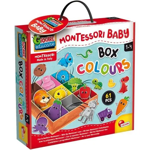 Box Colours - jeux dapprentissage - basé sur la méthode Montessori - LISCIANI