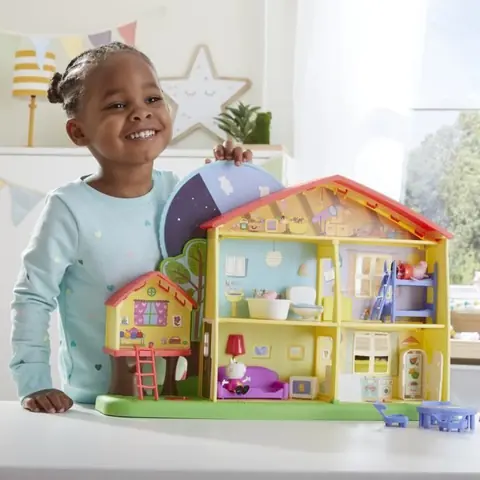 PEPPA PIG - Peppa’s Adventures - Maison Jour et nuit de Peppa - Jouet préscolaire avec phrases - sons - lumières - dès 3 ans