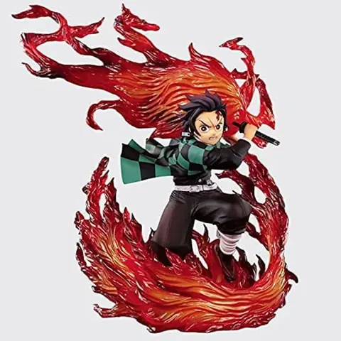 Figurine - Demon Slayer - Kamado Tanjiro - Collection réaliste - Modèle animé - Enfant/Mixte