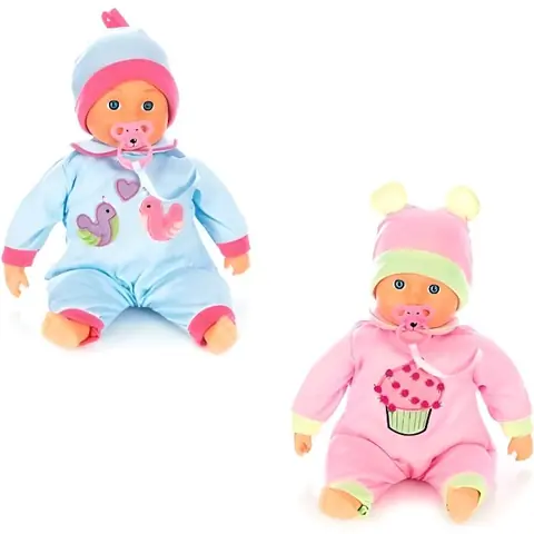 Poupon - 36 cm - Poupon qui pleure - Couleur rose - Mixte