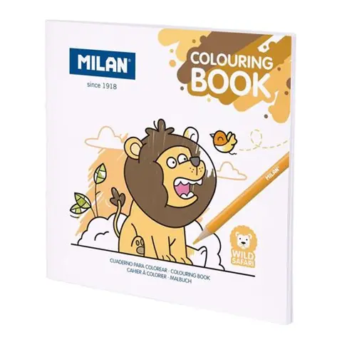 Cahier de coloriage - Enfant - Animaux sauvages et de la savane - Dès 4 ans