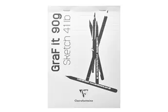 Carnet de croquis de 80 feuilles A6 Graf It Modèle aléatoire