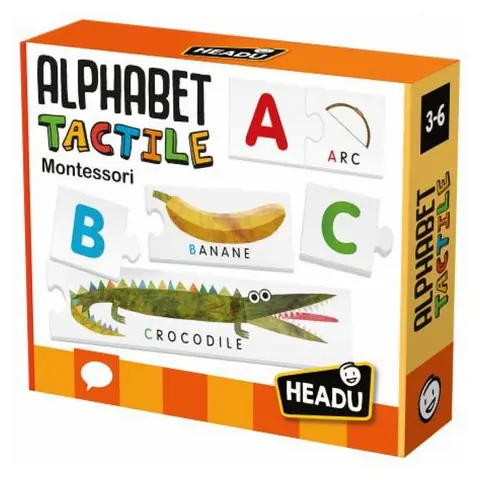 Jeu éducatif - ALPHABET TACTILE MONTESSORI - Apprendre lalphabet et distinguer les mots courts des plus longs
