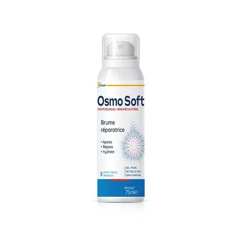 OSMO SOFT - Coups de soleil - Brume réparatrice - Dès 3 ans - Aérosol - 75ml