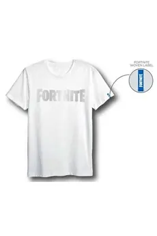 FORTNITE T-SHIRT-WHITE LOGO-XL
