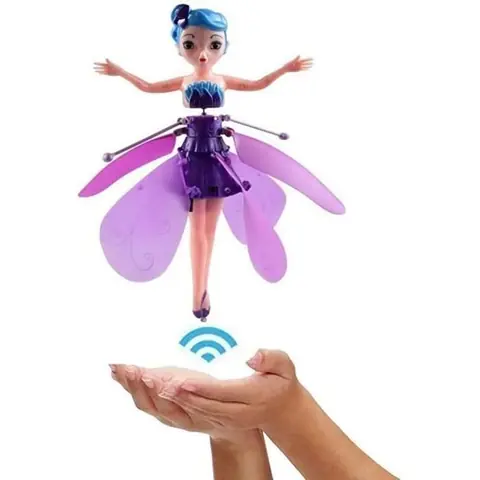Garçons et filles magiques volant pixie pliés volent princesse poupée magique capteur infrarouge de contrôle jouet mini drones