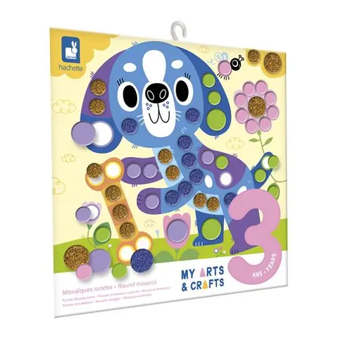 Jeu créatif Janod Mosaïques rondes Petits amis