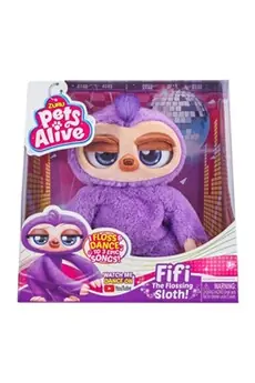 Animal en peluche Zuru Pets Alive Fifi Le Paresseux