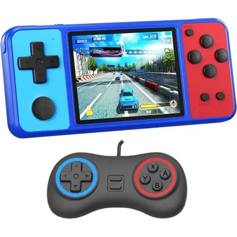 Console Portative Pour Enfants 270 Jeux RéTro Classiques IntéGréS 3.0 éCran Couleur Rechargeable Cadeaux Pour Garçons et Filles