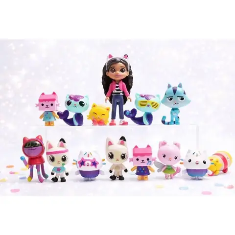 Figurines Gabby et la Maison Magique – Collection Gabi Chat 13pcs / Gabby Dollhouse jouet jeu enfants