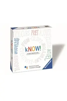 kNOW! - Ravensburger - Jeu de société famille - Quiz 2.0 avec Assistant Google - Culture, fun et intuition - Dès 10 ans